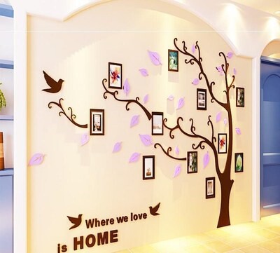 亚克力树墙贴多少钱 亚克力树墙贴价格 小麦优选