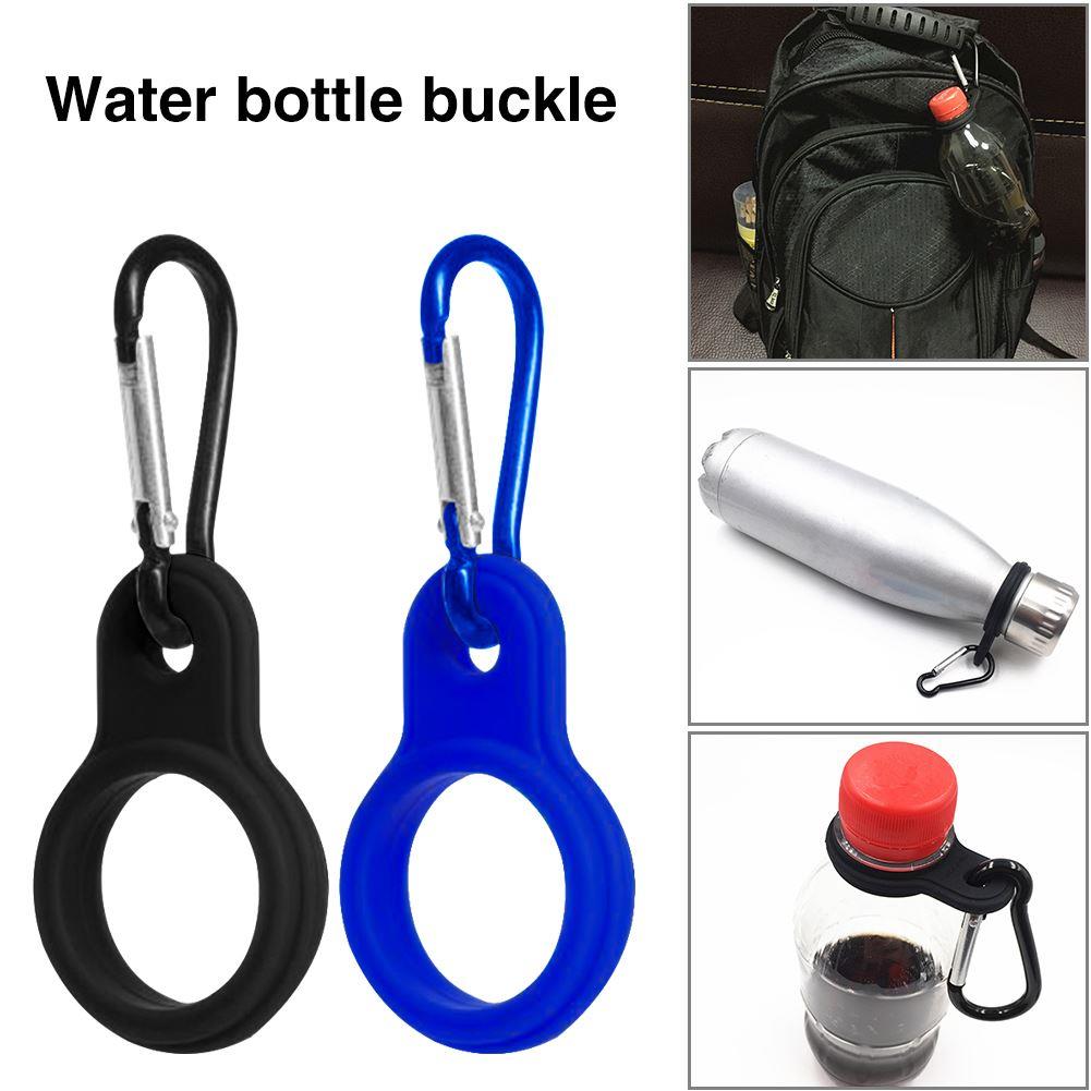 Kettle Hanging Buckle Carabiner Silicone Sports Water Bottle