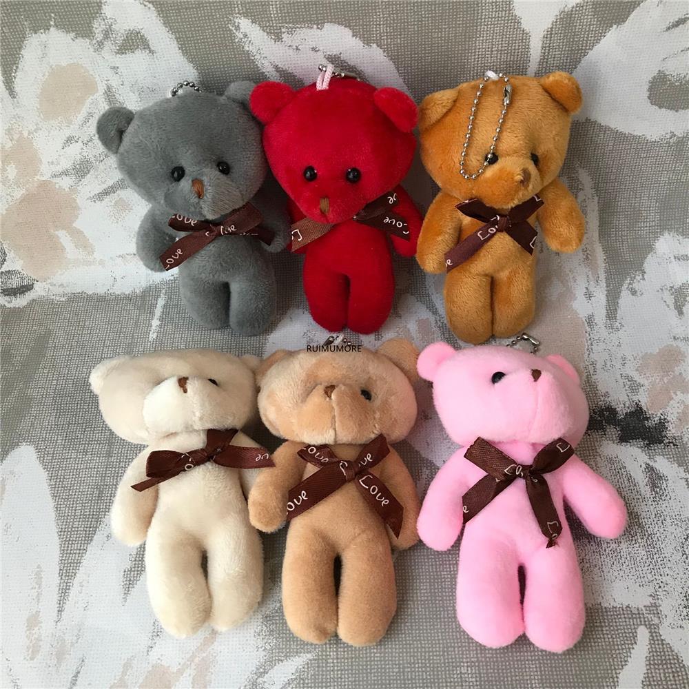 Little Bear Plush Stuffed Toys , 6Colors - Key Chain DOLL ;