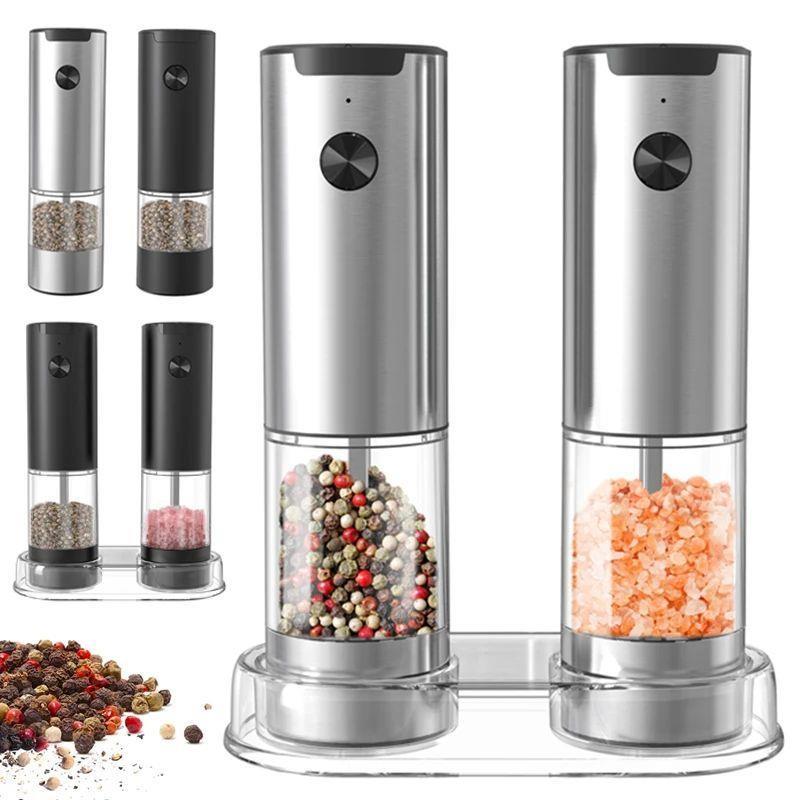 Electric Salt And Pepper Grinder With Adjustable Coarseness