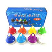 Diatonic Hand toy Desk Bell Rainbow Kids for Bells Musical