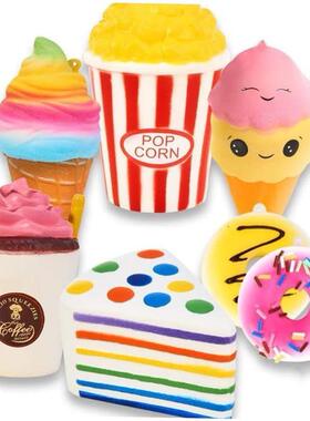 Slow Rising squishie Kawaii food Squishy Toys慢回弹发泄玩具