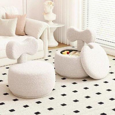 Rotatable Chair Sofa Backrest Small Chair Storage Stool