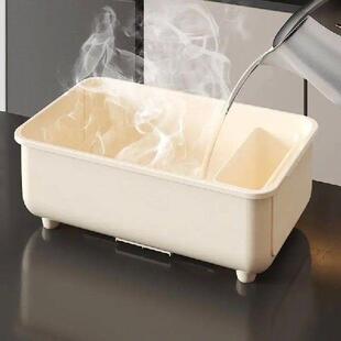 Utensil Organizer With Lid Versatile Kitchen Dish Drying