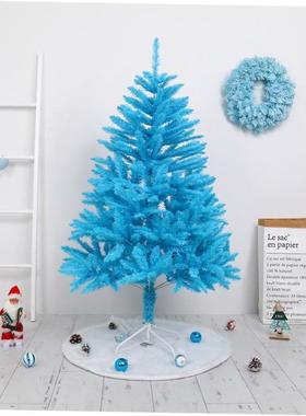 Blue Christmas Tree Encrypts Christmas蓝色圣诞树商场橱窗
