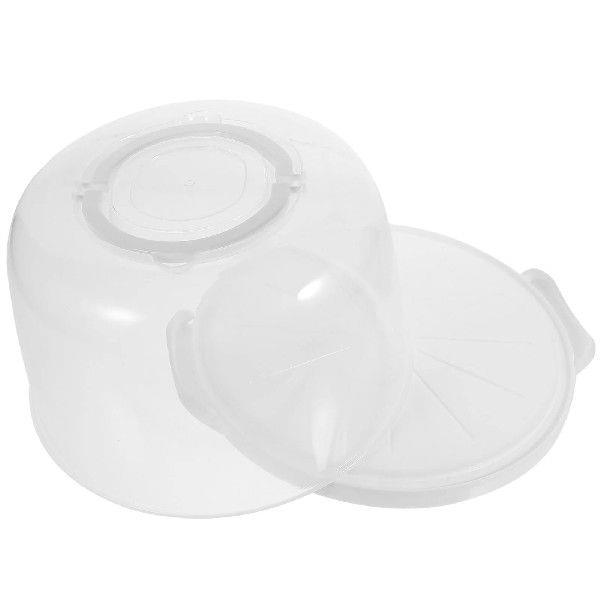 Transparent Cake Carrier Handheld Case Clear Boxes Stand