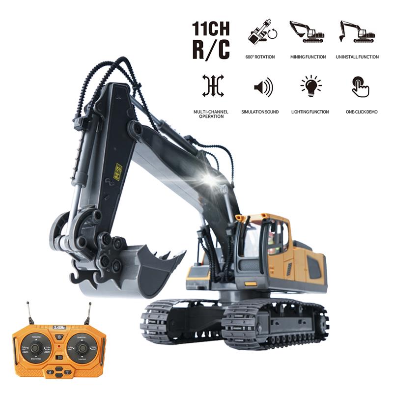 1:20 RC Excavator 2.4G Remote Control Engineering Vehicle Cr