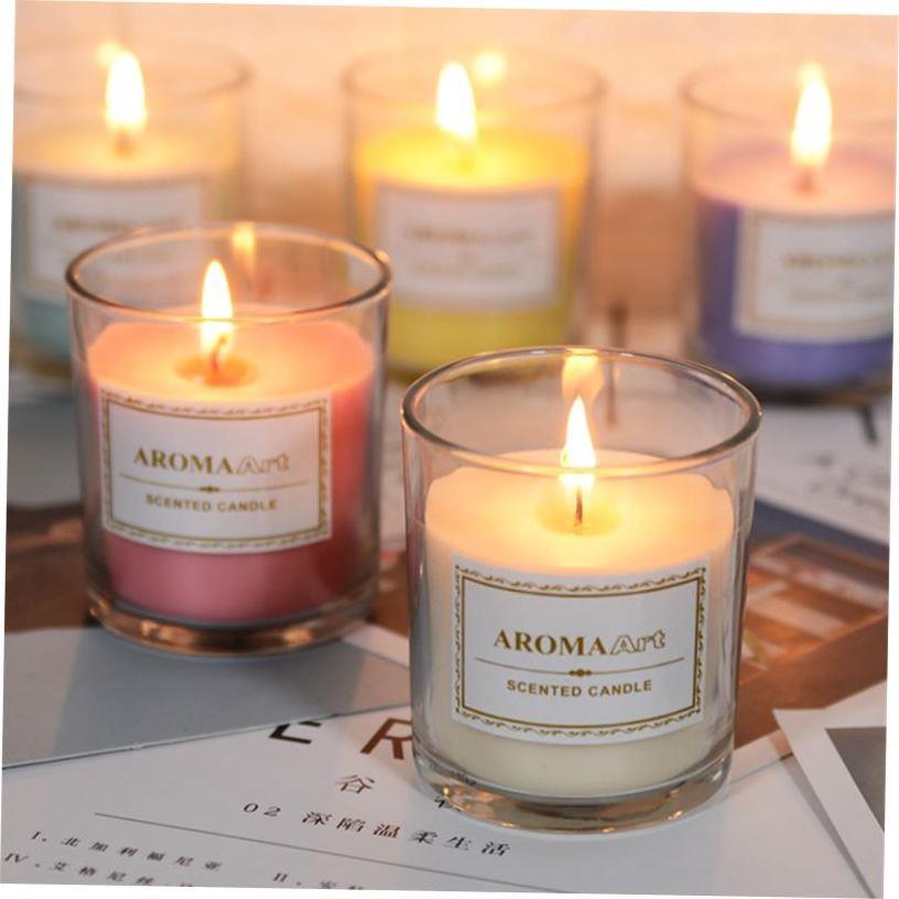 non-smoking, scented glass candles candle smokeless 香薰蜡烛