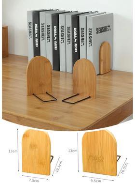 Book Ends Stand Holder Shelf Bookrack Bookends Office Home B