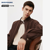 NAVIGARE意大利小帆船美拉德男女同款 休闲双面外套 立领夹克春秋季