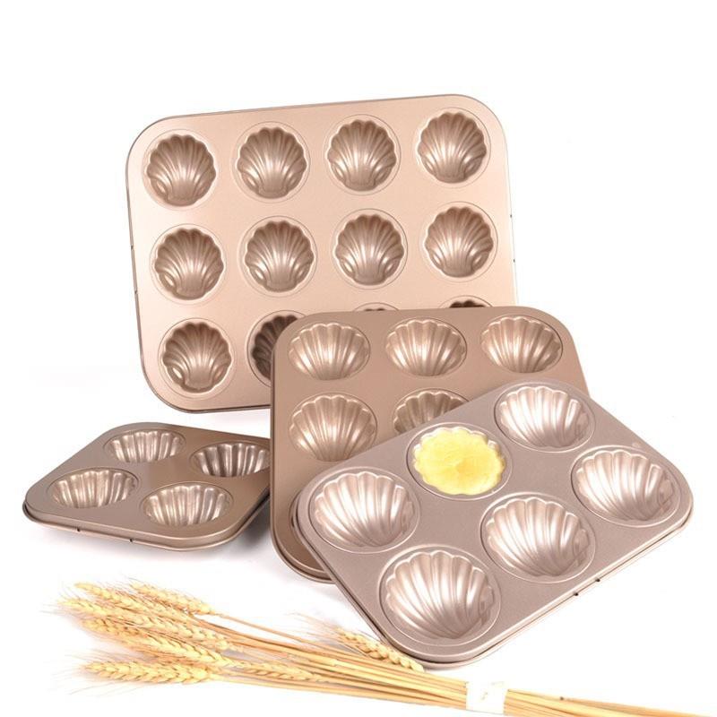 6连不粘蛋糕模具马芬杯蛋挞模DIY芝士烘焙工具
