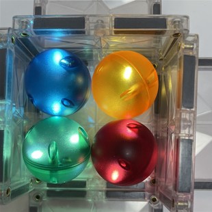 Artmag彩窗麦格特磁力片迈格特星钻大尺寸摩天轮配件小车轮轨道球