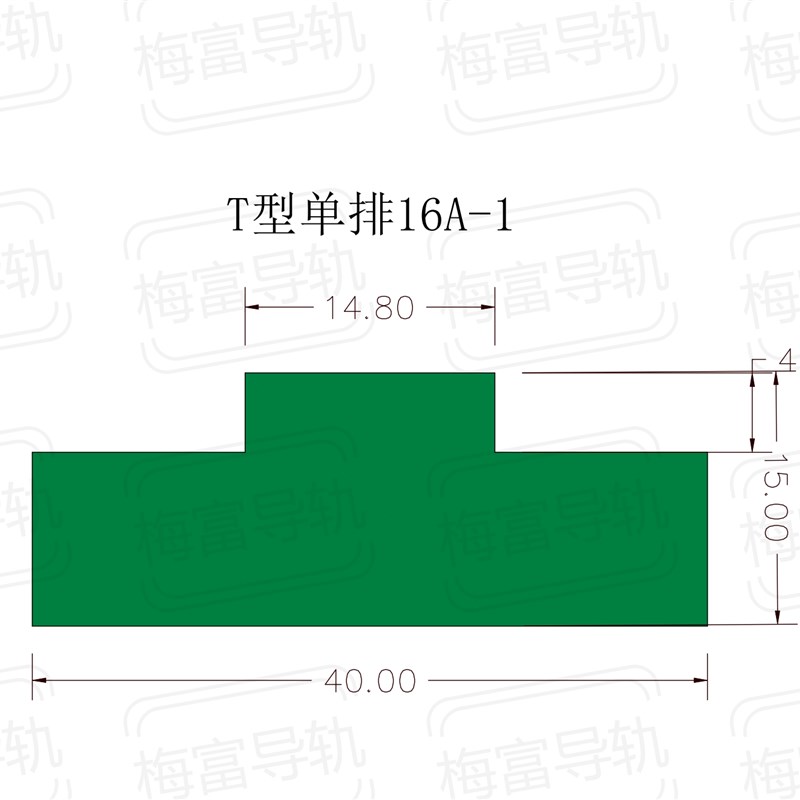 来图定做T型单排4分6分8分传动输送链条导轨24A重载聚乙烯耐磨条