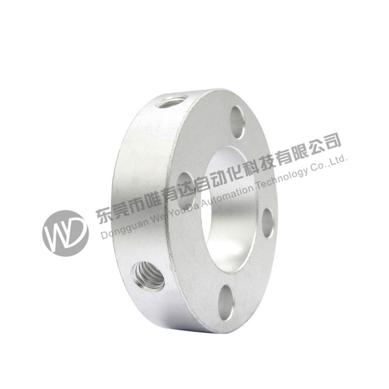 固定环端面4孔i/通孔止动螺丝型限位环轴用档圈定位器SN4H铝合金