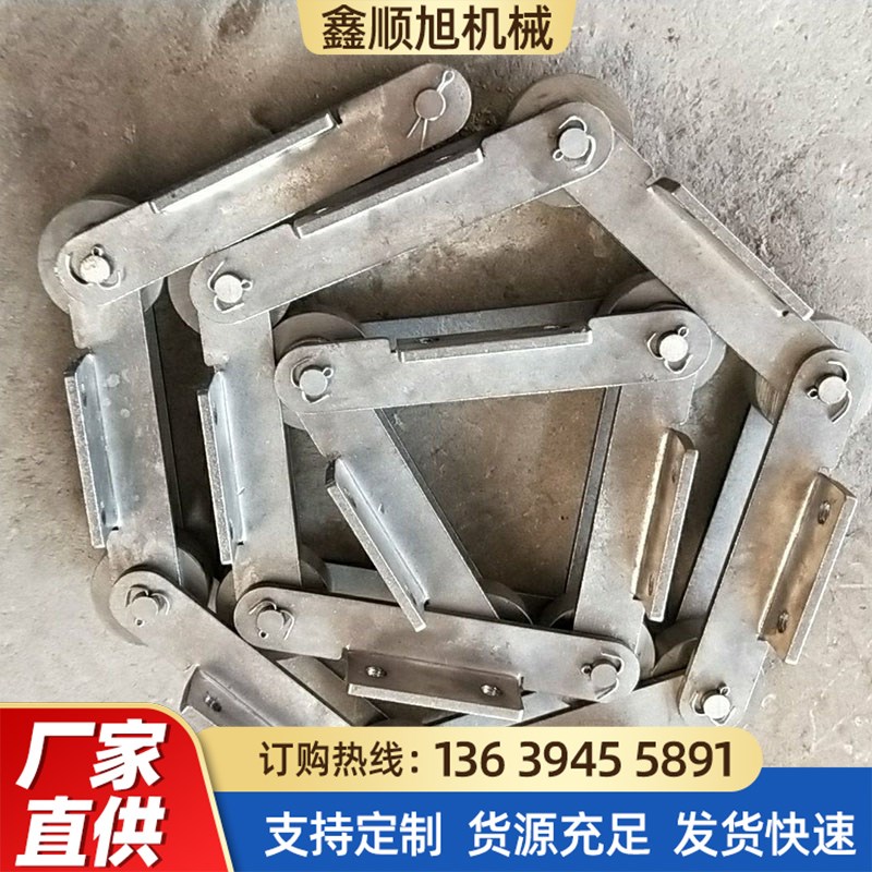重型大节距碳钢弯板链条工业传动大节距滚子链条大滚珠输送链条