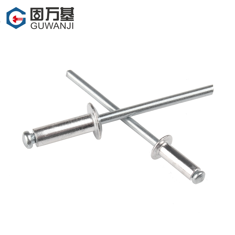 抽芯铆钉 铝制拉铆钉铝铆钉5mm圆头抽心柳钉开口形K型M2.4M3.2M4