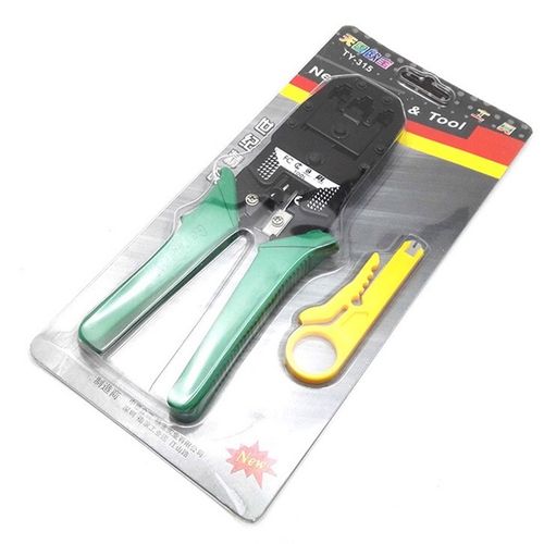 通孔网线钳子穿孔水晶头压线钳多功能网络布线工具断线割线钳