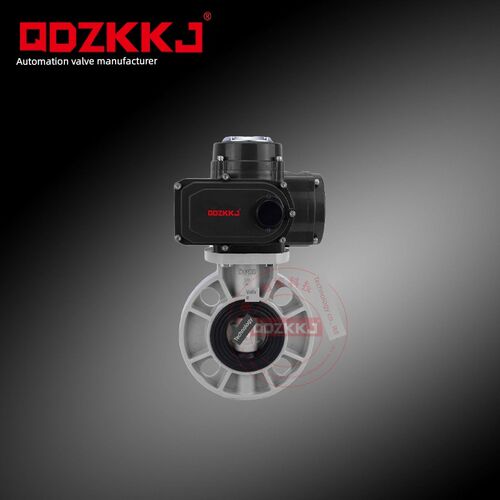 D971X-10S化工Pph对式Ppr电动塑料蝶阀Dn50 80 100 150
