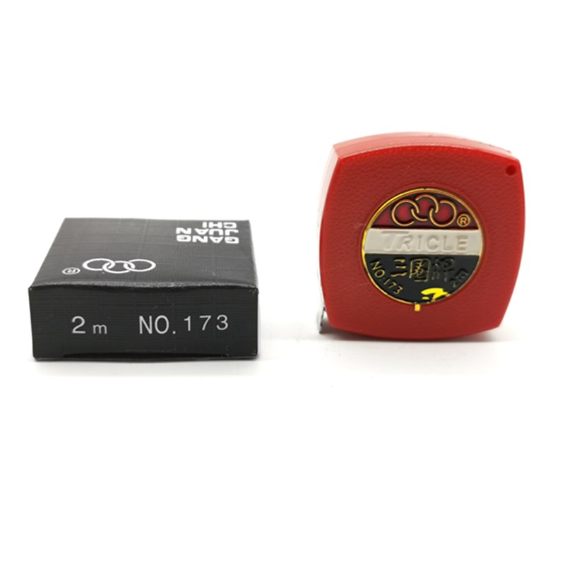 上海三圈3米小卷尺石材工程尺高精度便携式迷你小钢卷尺高耐磨2米