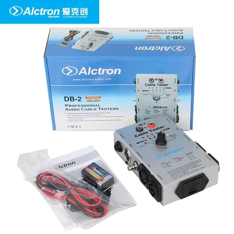 Alctron/爱克创 DB-2测线器音频线缆信号测试仪器音响工程测线器