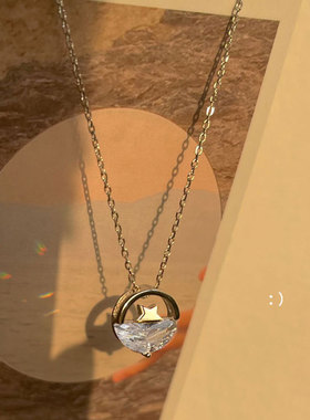 浪漫星河一起在樱花树下漫舞项链