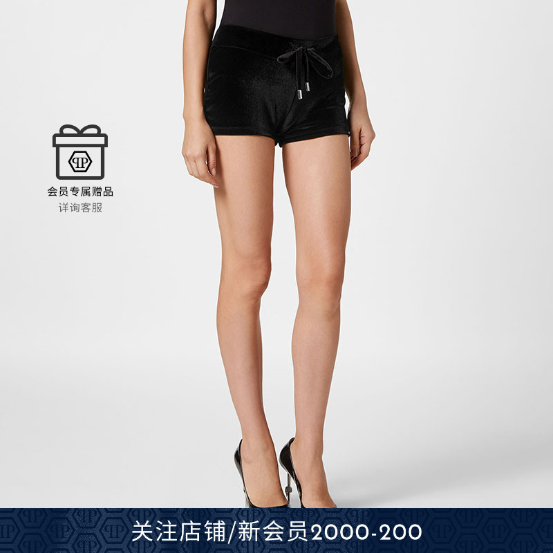 PHILIPP PLEIN 女士Gothic Plein运动短裤热裤