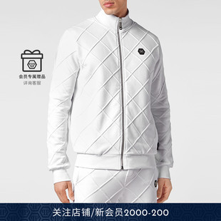 PP徽标菱格慢跑夹克外套秋冬 男士 PHILIPP PLEIN