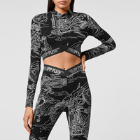 PHILIPP PLEIN 女士骷髏紋身慢跑上衣
