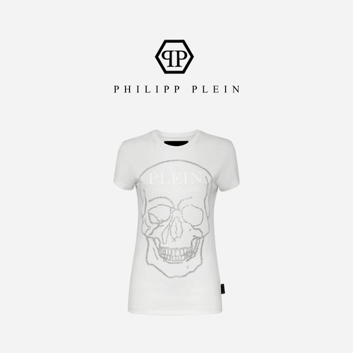 PHILIPP PLEIN 女士SKULL短袖圆领T恤
