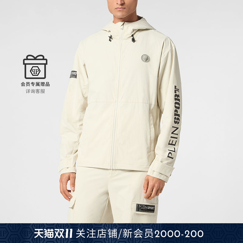 PHILIPP PLEIN 25年秋冬男士经典Scratch长袖夹克外套PLEINSPORT