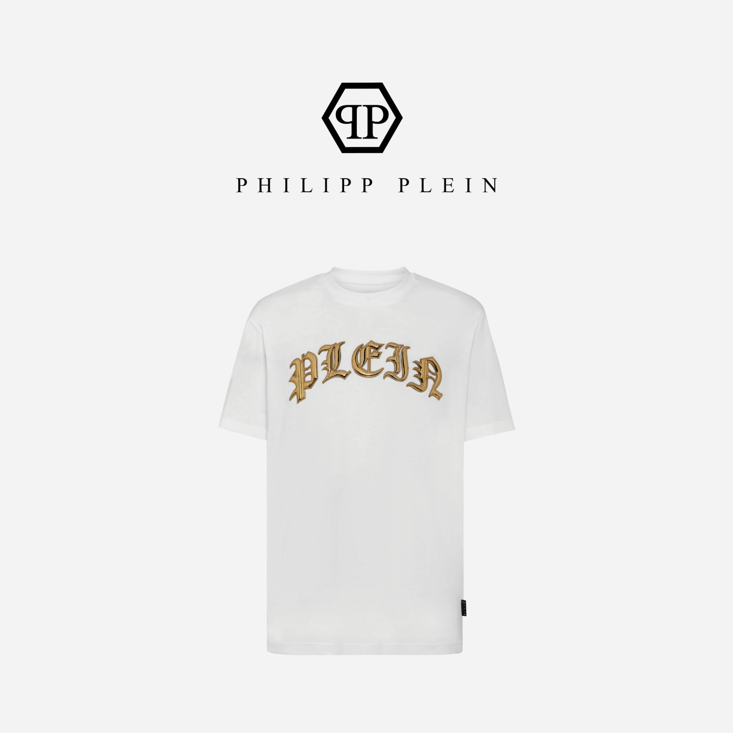 PHILIPP PLEIN 夏季男士Gothic Plein圆领短袖T恤上衣