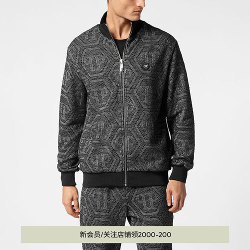 PHILIPP PLEIN 2026年春夏男士Monogram慢跑夹克外套秋冬