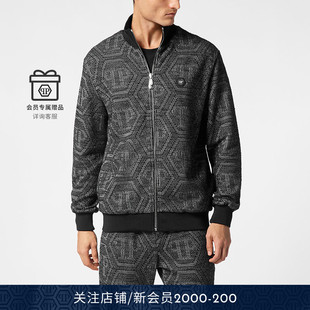 PHILIPP PLEIN 2026年春夏男士Monogram慢跑夹克外套秋冬