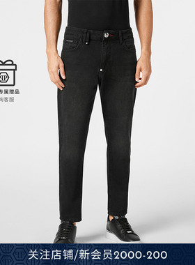 PHILIPP PLEIN 潮流简约男士经典牛仔裤