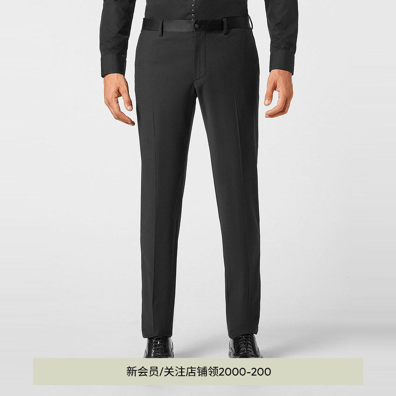 PHILIPP PLEIN 男士混纺休闲西装裤