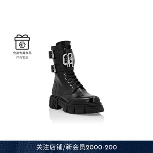 女士Gothic Plein中筒平底靴 PLEIN PHILIPP