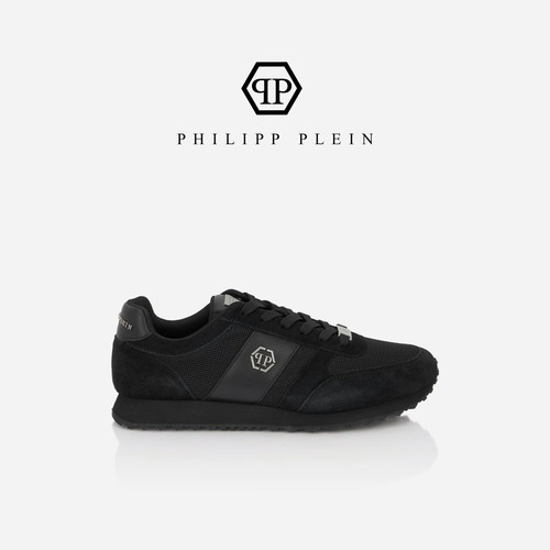 PHILIPP PLEIN 2026年夏季男女款PP经典徽标 皮革织物休闲运动鞋
