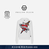 PHILIPP 连帽卫衣 Tattoo短款 PLEIN 女士Love