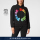 PHILIPP PLEIN 女士彩虹哥特风连帽套头卫衣