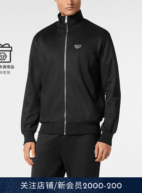 PHILIPP PLEIN 男士Iconic Plein立领拉链夹克外套秋冬