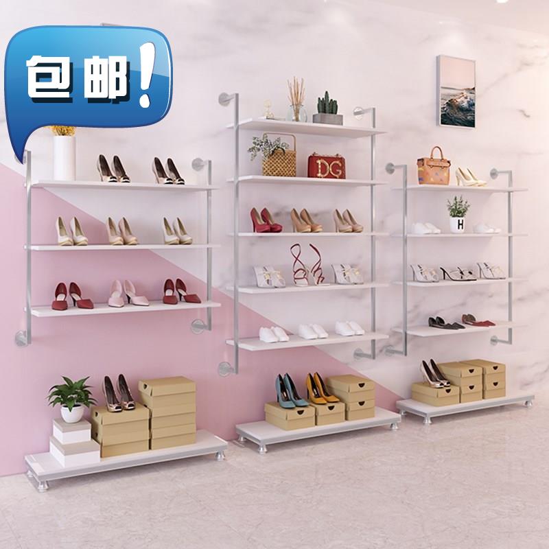 鞋店鞋架展示架上墙货架鞋店铺专用品陈列男女童e鞋架子展示架.