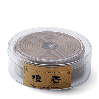 艾草蚊香家用驱蚊非无毒持久留香盘香灭驱蚊香薰檀香熏香家用室内