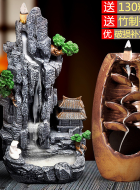 招财左右逢源创意镇宅倒流香炉