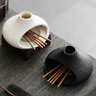 跨境陶瓷香炉圣木托盘架Palo Santo holder托盘圣秘鲁圣木燃烧盘