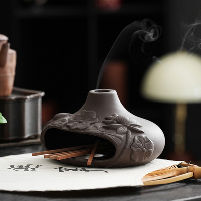 秘鲁圣木托盘香炉Palo Santo雪松香薰炉燃烧盘净化鼠尾草熏香炉