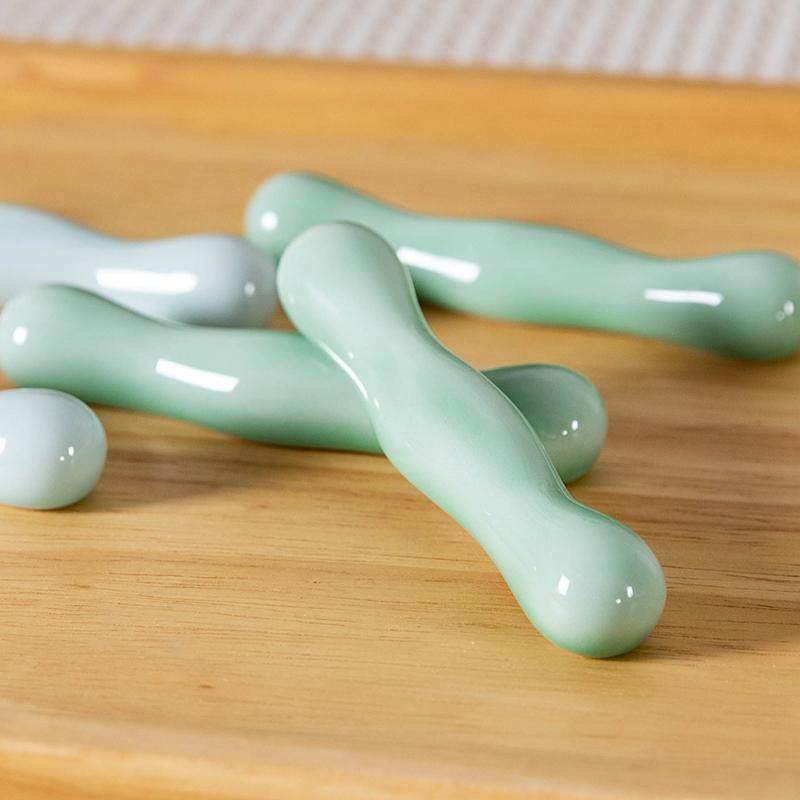 青瓷筷子架家用创意花生筷架2025新款筷托公筷餐厅摆台毛笔搁餐具,餐饮具,餐具笼/架,淘宝优惠券,粉丝福利购,淘宝优惠卷