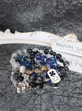 夜翎十字架叠戴手链闺蜜礼物