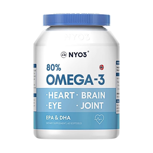 NYO3挪威进口深海鱼鱼油软胶囊高浓缩omega3中老年鱼肝油