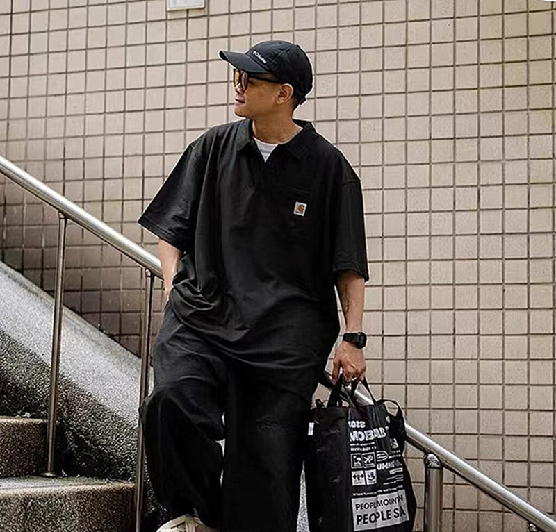Carhartt 卡哈特主线K570经典胸口小口袋刺绣短袖防污工装polo衫