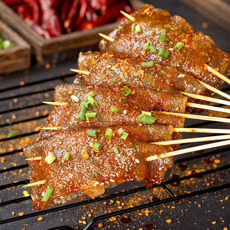 川娃子苕皮烧烤重庆辣子孜然粉苕皮四川烤配料网红红薯鲜苕皮